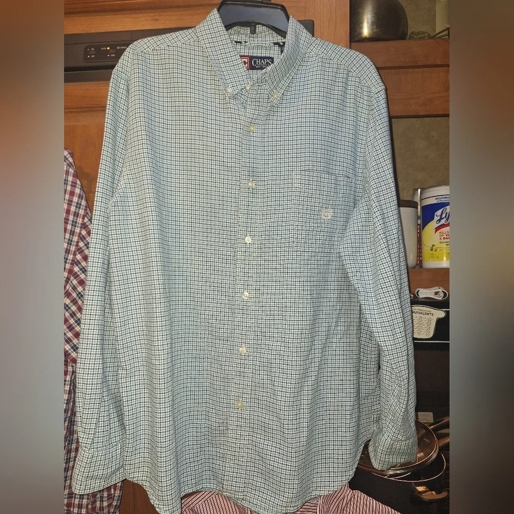 Chaps Easy Care Long Sleeve Button-down Shirts (3) In A Size XL.